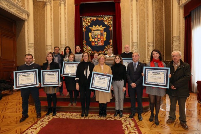 foto Fuentes de Valdepero y Calahorra de Boedo premios "Palencia Recicla 2017"